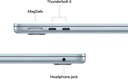 Apple MacBook Air 2025 M4 10-core CPU with 8-core GPU 256GB SSD 16GB 13.6" (2560x1664) Liquid Retina MacOS SKY BLUE Backlit Keyboard