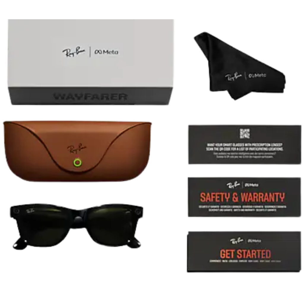 Ray-Ban Meta Wayfarer Gen 1 Smart Glasses IA Polarized Gradient Graphite Negro Mate
