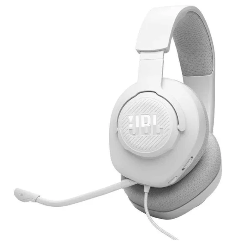 JBL Quantum 100 M2 Audífonos Gamer Over-Ear con Micrófono Blanco