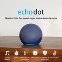 Amazon Echo Dot (5.ª generación, modelo de 2022) | Bocina inteligente con Alexa | Azul | UPC: 840080527079