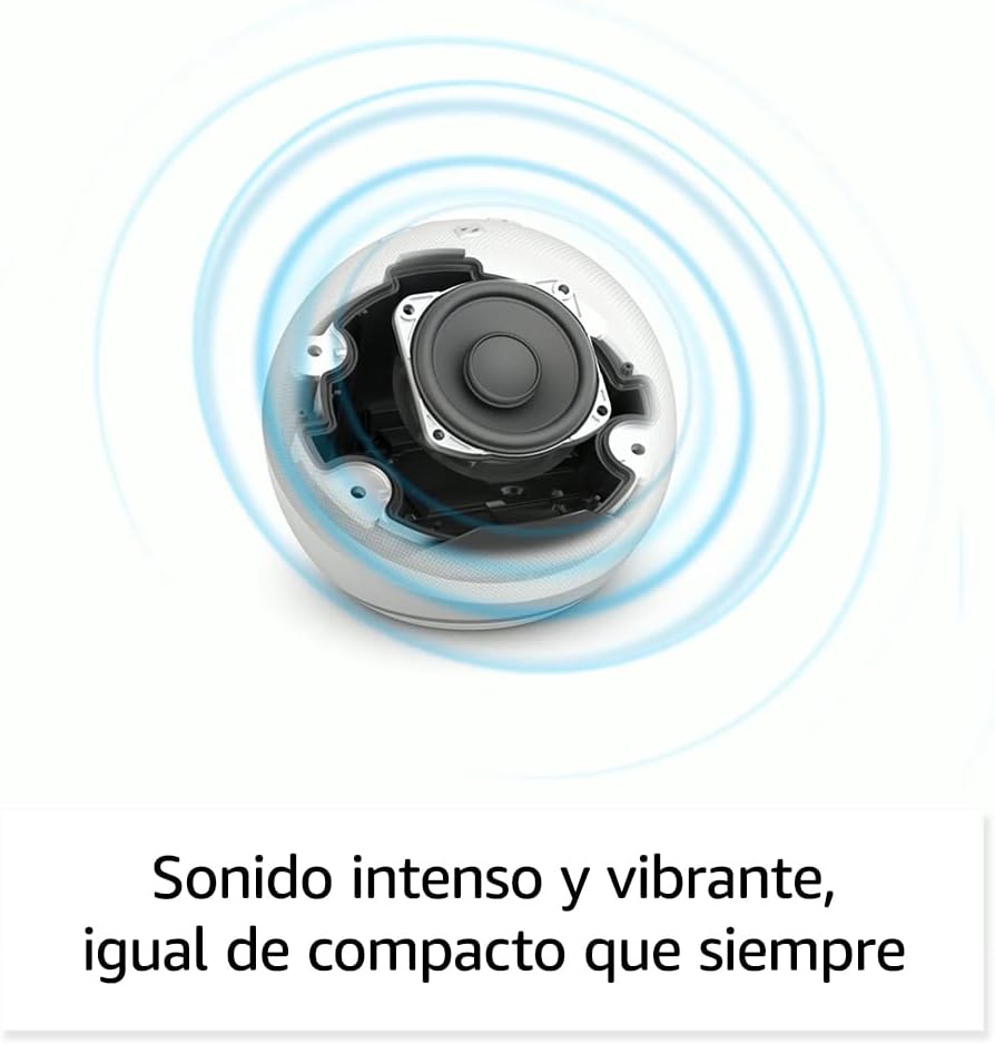 Amazon Echo Dot (5.ª generación, modelo de 2022) | Bocina inteligente con Alexa | Negro | UPC: 840080503653