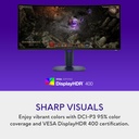 Monitor Gamer Curvo Alienware AW3425DWM LCD 34", 3440x1440 Ultra Wide Quad HD, G-Sync/FreeSync, 180Hz, HDMI/DisplayPort, Negro