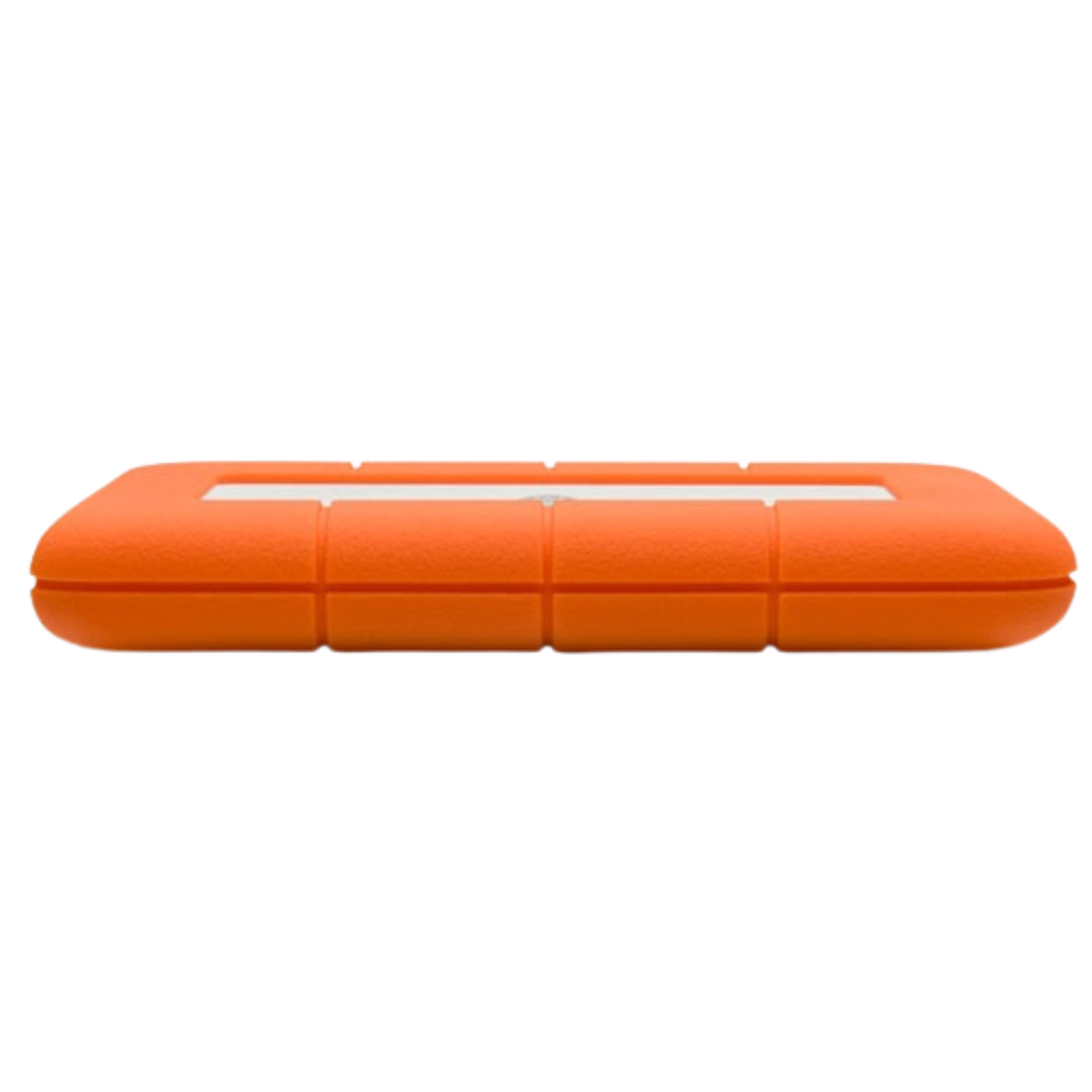 Disco Duro Externo LaCie Rugged 1TB | USB 3.0 | Naranja y Gris | Ref. 9000602 | Resistente a Golpes, Lluvia y Presión | Portátil 2.5″