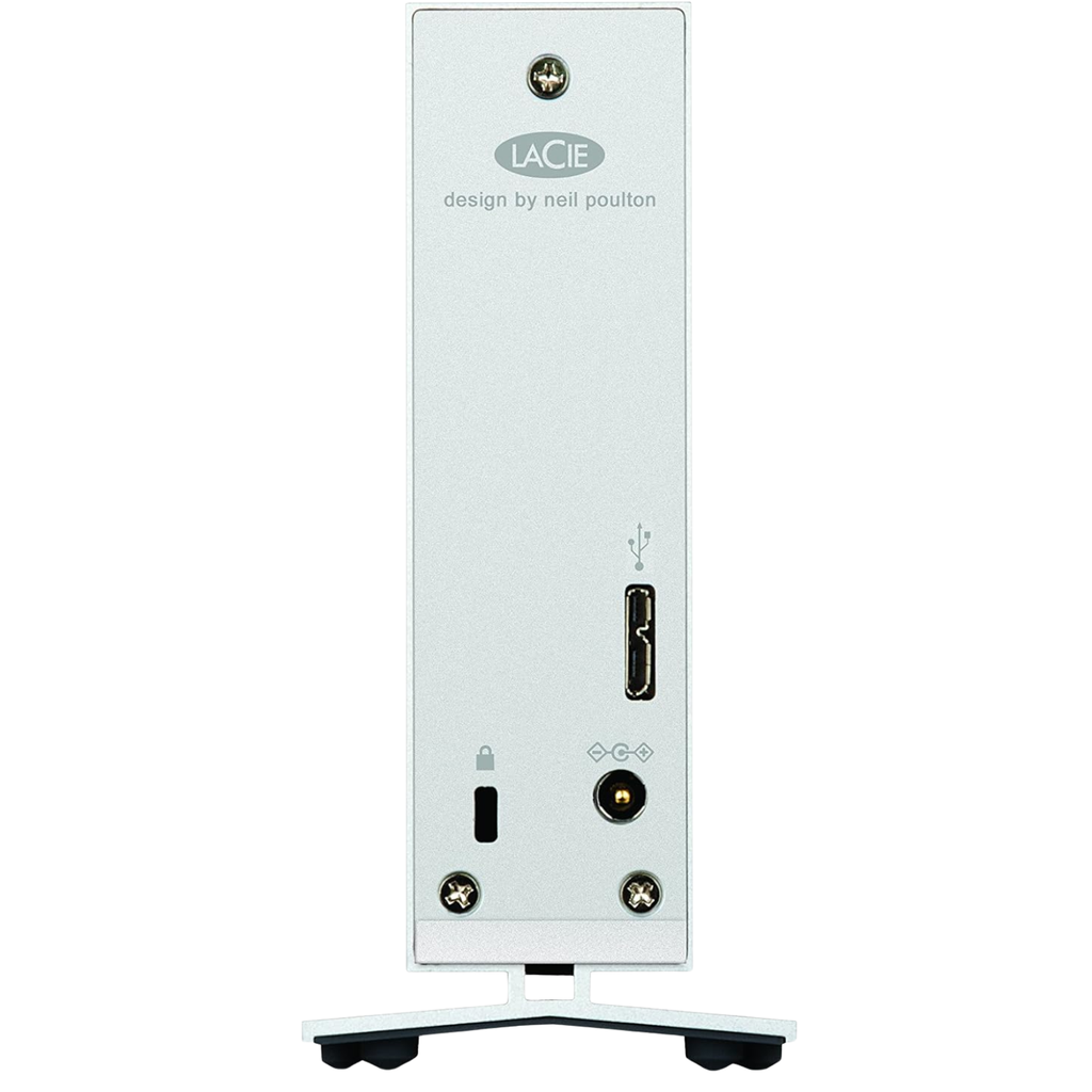 Disco Duro Externo LaCie d2 Desktop 4TB | USB 3.0 | Ref. 9000443 | Profesional 7200 RPM | Carcasa de Aluminio | Para Mac y PC
