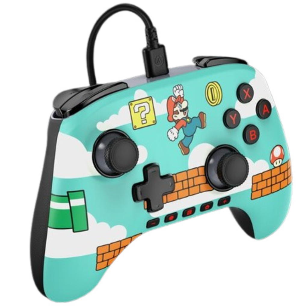 PowerA Advantage Controller para Nintendo Switch 2 Mario Time Alámbrico Oficial