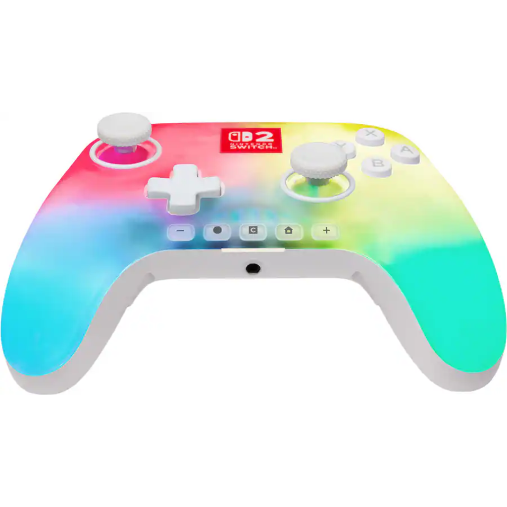PowerA Advantage Lumectra Controller para Nintendo Switch 2 Blanco Alámbrico Oficial