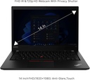 Lenovo ThinkPad T14 Gen 2 20W000C8US | 1920x1080 | 11th Gen Intel Core i7-1165G7 @ 2.80GHz | 16 GB DDR4 | 256 GB SSD NVMe | Microsoft Windows 11 Pro | BLACK | BL | CAM, FPR (CTO)https://m.media-amazon.com/images/I/61D6Tp7IHeL._AC_SL1500_.jpg