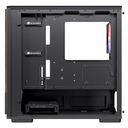 Gabinete Gamer EINAREX PM400 RGB Black Micro ATX Cristal Templado