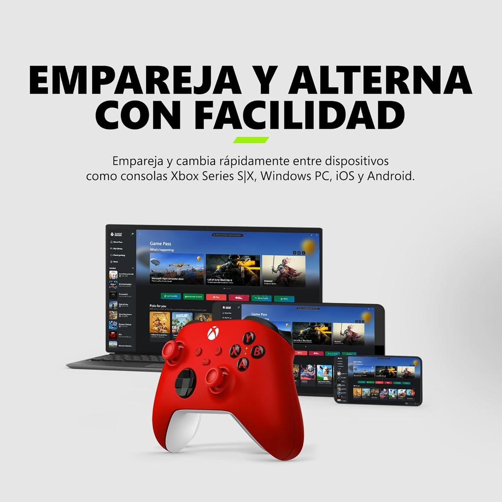 Microsoft - Controller for Xbox Series X, Xbox Series S, and Xbox One (Latest Model) - Pulse Red
