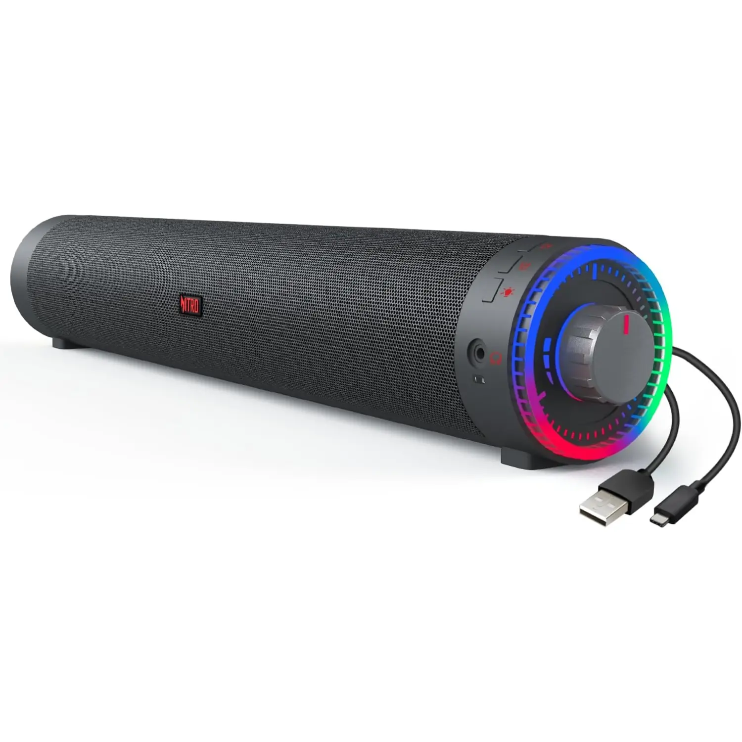 Acer Nitro Soundbar Gaming Bluetooth Audio Potente RGB USB/USB-C 3.5mm Multidispositivo