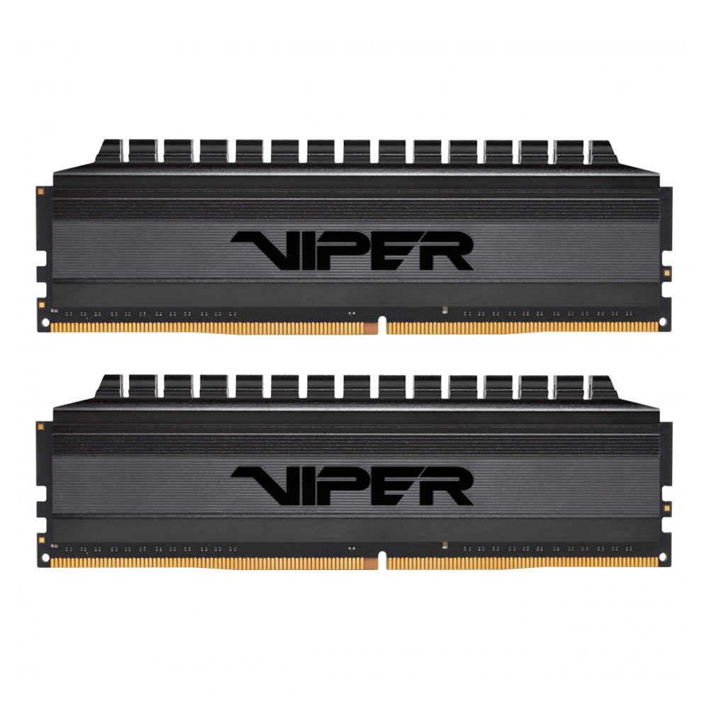 Kit Memoria RAM Patriot Viper 4 BLACKOUT DDR4, 3600MHz, 32GB (2 x 16GB), Non-ECC, CL18, XMP