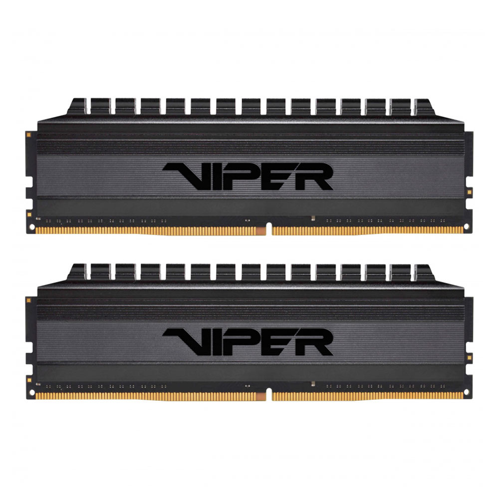 Kit Memoria RAM Patriot Viper 4 BLACKOUT DDR4, 3600MHz, 32GB (2 x 16GB), Non-ECC, CL18, XMP