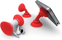 Stricker Simple Sucker Flexible Phone Mount - Counter Display - Red