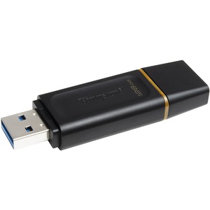 Unidad flash Kingston DataTraveler Exodia DTX - 128 GB - USB 3.2 (Gen 1) - Negro, Amarillo