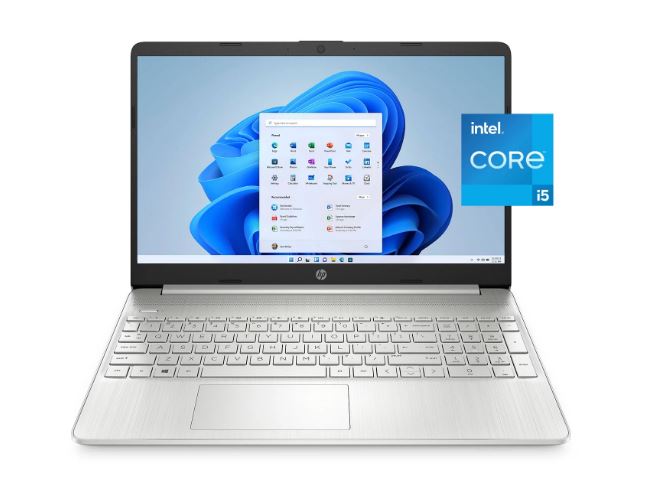 Laptop HP 15-DY2795WM | 15.6" Full HD | Intel Core i5 | 8GB RAM | 256GB SSD | Windows 11 Home Inglés | Color Plata