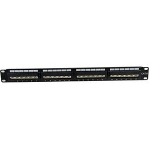 StarTech.com 24 Port 1U Rackmount Cat 6 110 Patch Panel - 45 Degree