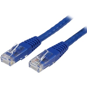 StarTech.com 3ft CAT6 Ethernet Cable - Blue Molded Gigabit - 100W PoE UTP 650MHz - Category 6 Patch Cord UL Certified Wiring/TIA