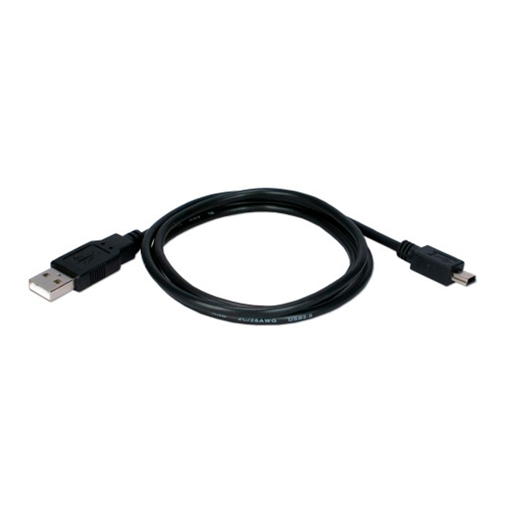 QVS USB Mini-B Sync & Charger High Speed Cable