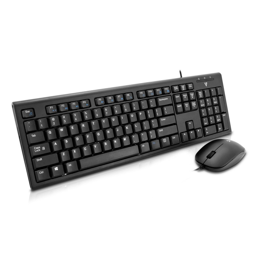 V7 USB Wired Keyboard and Mouse Combo