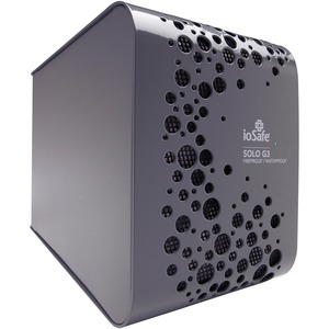 Disco Duro Externo ioSafe Solo G3 3.5", 4TB, SATA, Negro, A Prueba de Agua - para Mac/PC
