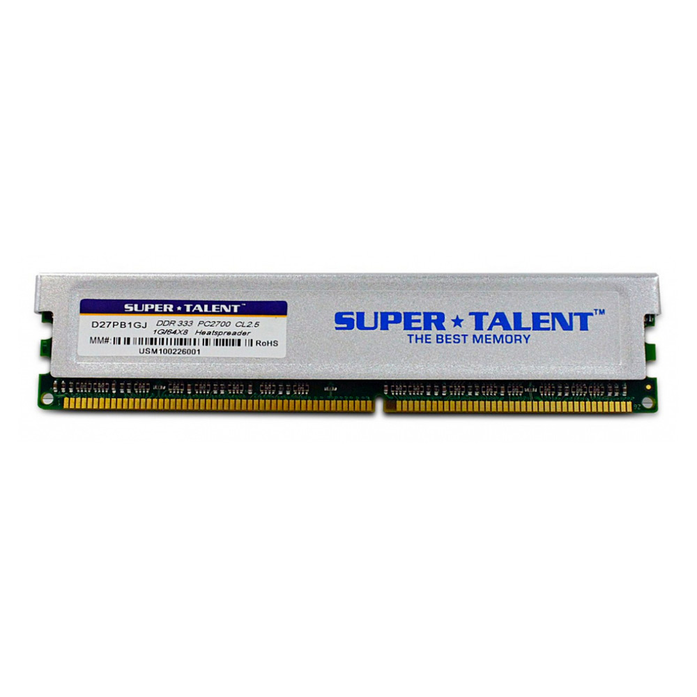 Super Talent 1GB DDR SDRAM Memory Module