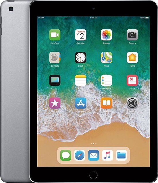 Apple iPad 5ta Gen, 32GB - Gris Espacial + Cable Lightning