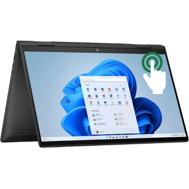 Laptop HP Envy x360 15.6” Touch Ryzen 5 7530U 8GB RAM 256GB SSD Windows 11 – Laptop Convertible 2-en-1 con Pantalla IPS FHD y Teclado Iluminado