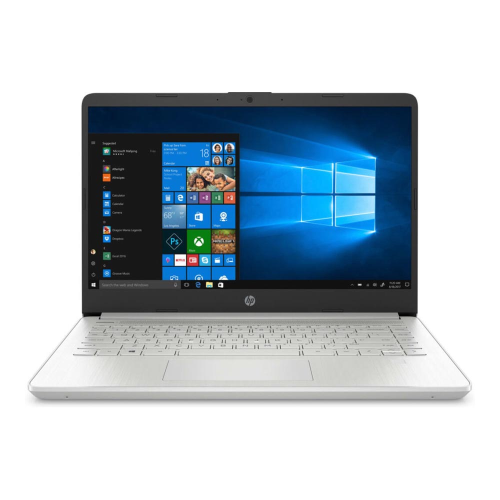 Laptop HP 14-DQ2031TD | 14" | Intel Core i3-1125G4 | 4 GB RAM | 128 GB SSD | Windows 10 Home | Color Plata