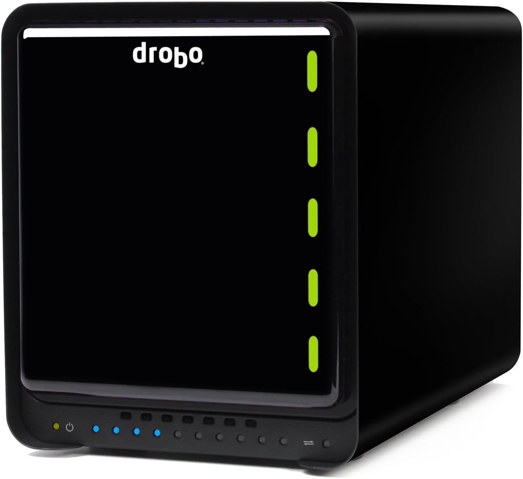 Drobo 5N 5-Bay NAS Storage Array, Gigabit Ethernet DRDS4A21