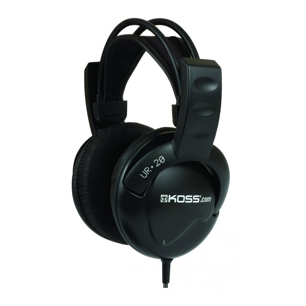 Koss UR20 Auriculares Profesionales Negros, Refurbished Grade B