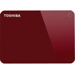 Toshiba Canvio Advance 2Tb Portable External Hard Drive Usb 3.0, Red (Hdtc920Xr3Aa)