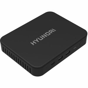 Open Box Mini PC Hyundai, Intel Celeron, 4GB DDR4 RAM, 128GB SSD, W11 Home - Negro