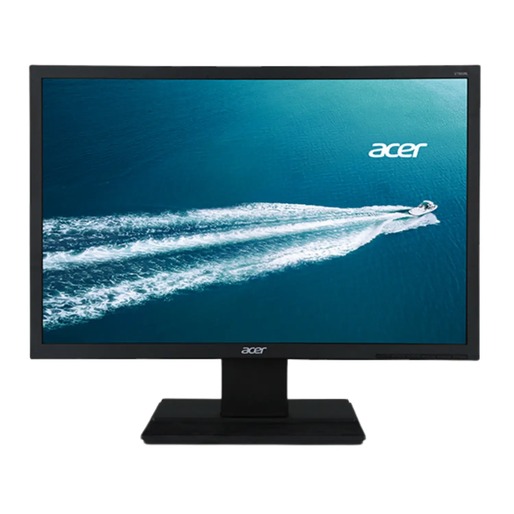 Monitor Acer 19.5" HD LED Serie V6 - Conectividad HDMI/VGA, Tecnología ComfyView, Negro (V206HQL)