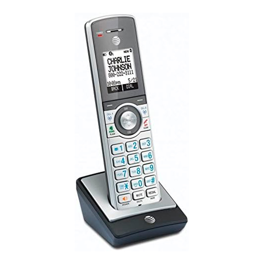 AT&T CLP99006 Auricular inalámbrico accesorio, plateado | Requiere AT&T CLP99286, CLP99386, CLP99456, CLP99486, CLP99546, CLP99556 o CLP99586 para funcionar