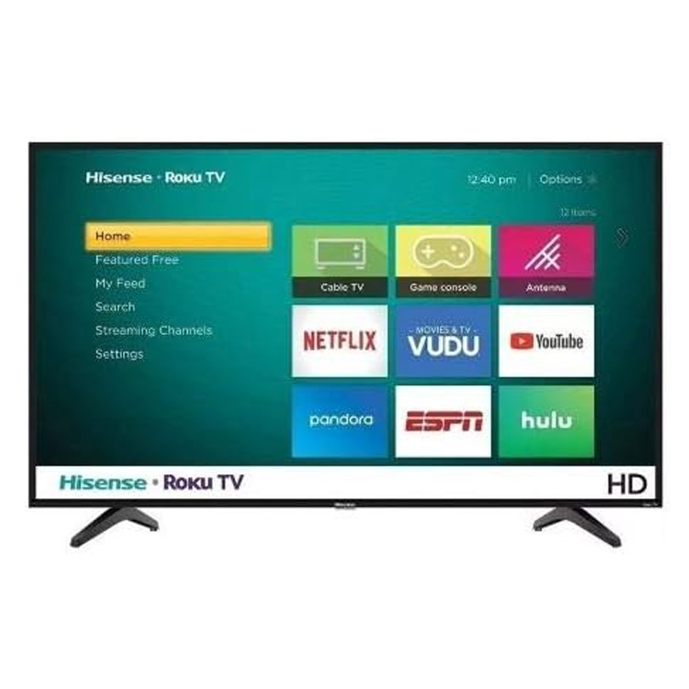 Smart TV Hisense 40" HD LED Roku TV 39.6" H4F Streaming WiFi