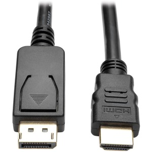 Cable A/V Tripp Lite P582-006-V2 - 6 pies DisplayPort/HDMI - para Audio/Video de dispositivos, Monitor, Proyector, TV, Tarjeta gráfica