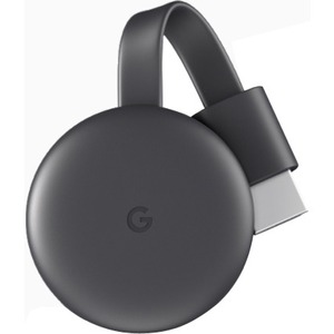 Google Refurbished Chromecast 3RD GEN Network Audio/Video Player - Wireless LAN - Charcoal (copy)