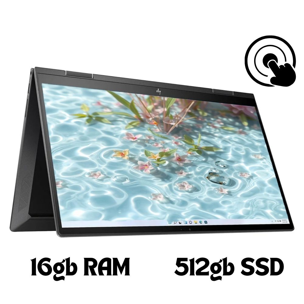 Laptop HP Envy x360 15.6” Touch Ryzen 7 7730U 16GB RAM 512GB SSD Windows 11 – 2-en-1 Convertible, Pantalla FHD