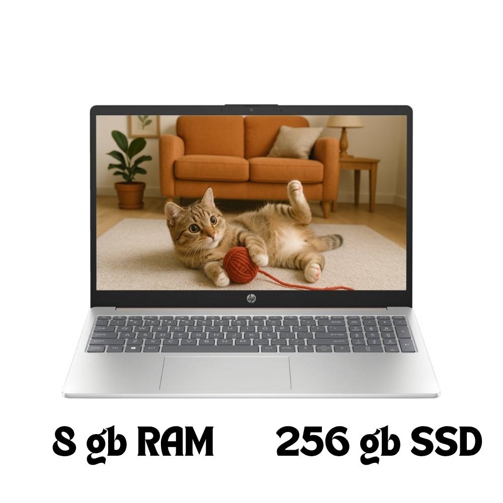 HP 15-FC0037 AMD Ryzen™ 5 7520U 256GB SSD 8GB 15.6" (1920x1080) WIN11 MIDNIGHT BLUE FP Reader