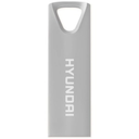 Memoria USB Hyundai Bravo Deluxe 16GB 2.0 – Alta Velocidad, Cuerpo Metálico, Color Gris