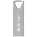 Memoria USB Hyundai Bravo Deluxe 16GB 2.0 – Alta Velocidad, Cuerpo Metálico, Color Gris