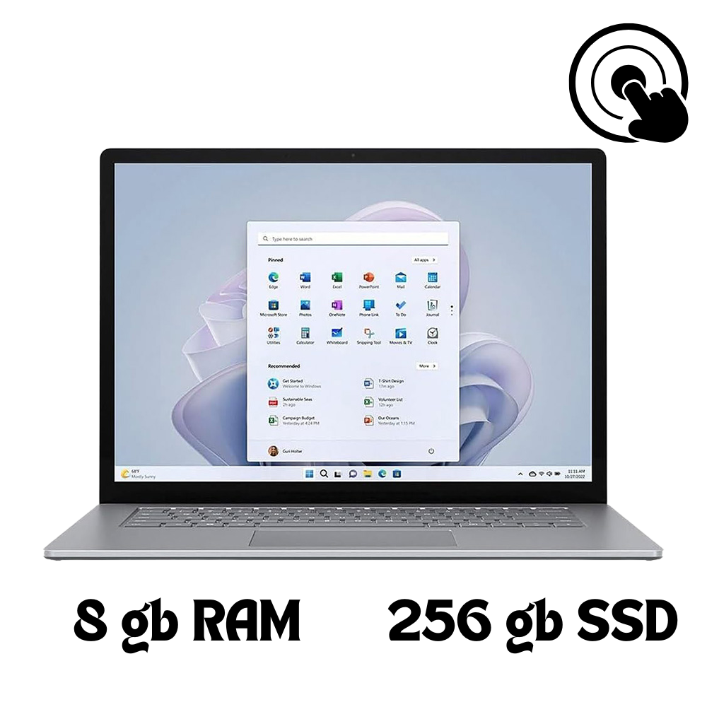 Microsoft Surface Laptop 5 15" – Intel Core i7-1255U, 8GB RAM, 256GB SSD, Pantalla Táctil PixelSense