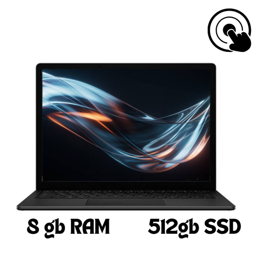 Microsoft Surface Laptop 5 15” Intel Core i7-1255U, 8GB RAM, 512GB SSD, Pantalla Táctil PixelSense, Windows 11 Home – Negro Mate, Ultraligera y Potente