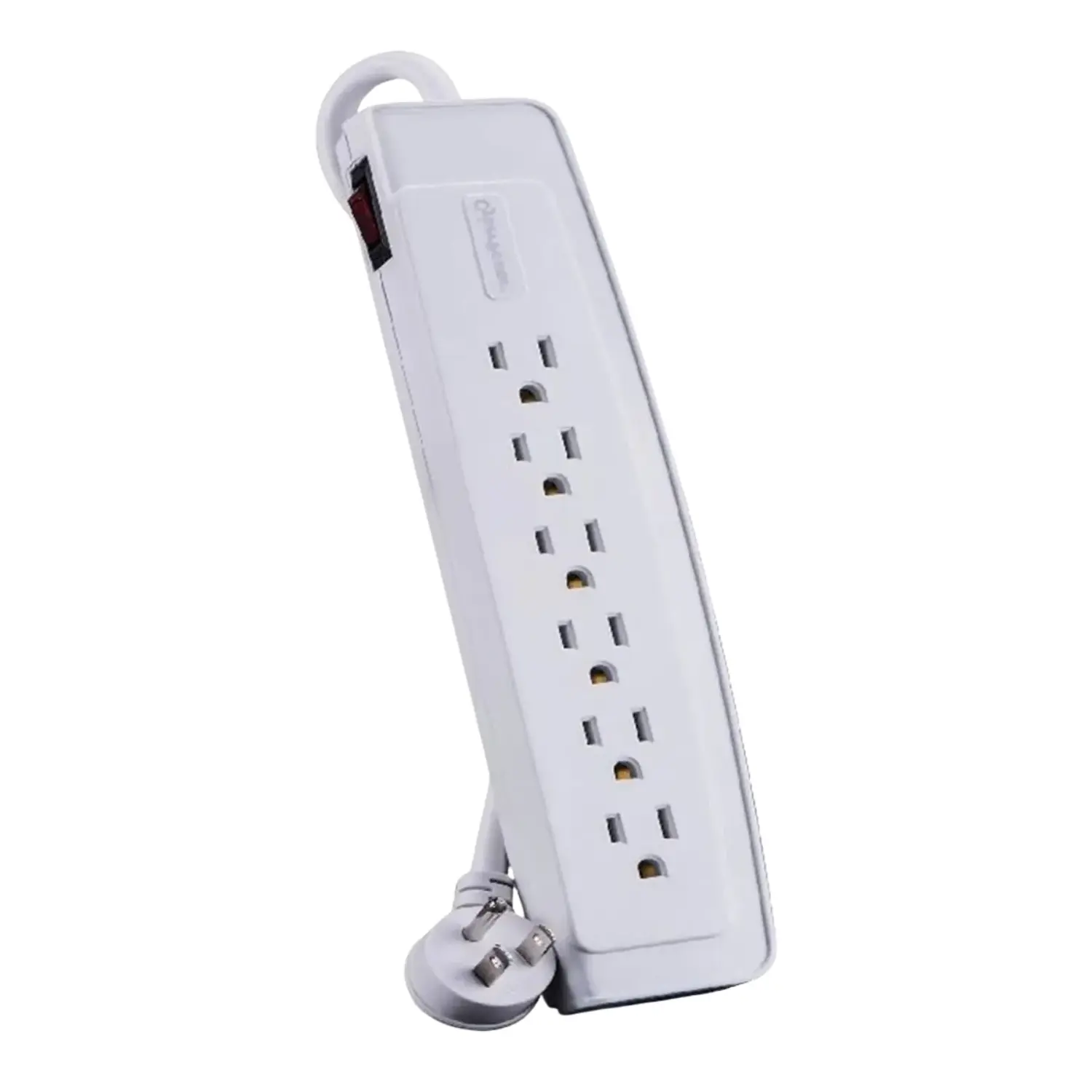 Supresor de Picos de Pared P604TRC1 - 6 Contactos, 1500 Joules, Protección RJ11 y Filtro de Ruido EMI/RFI