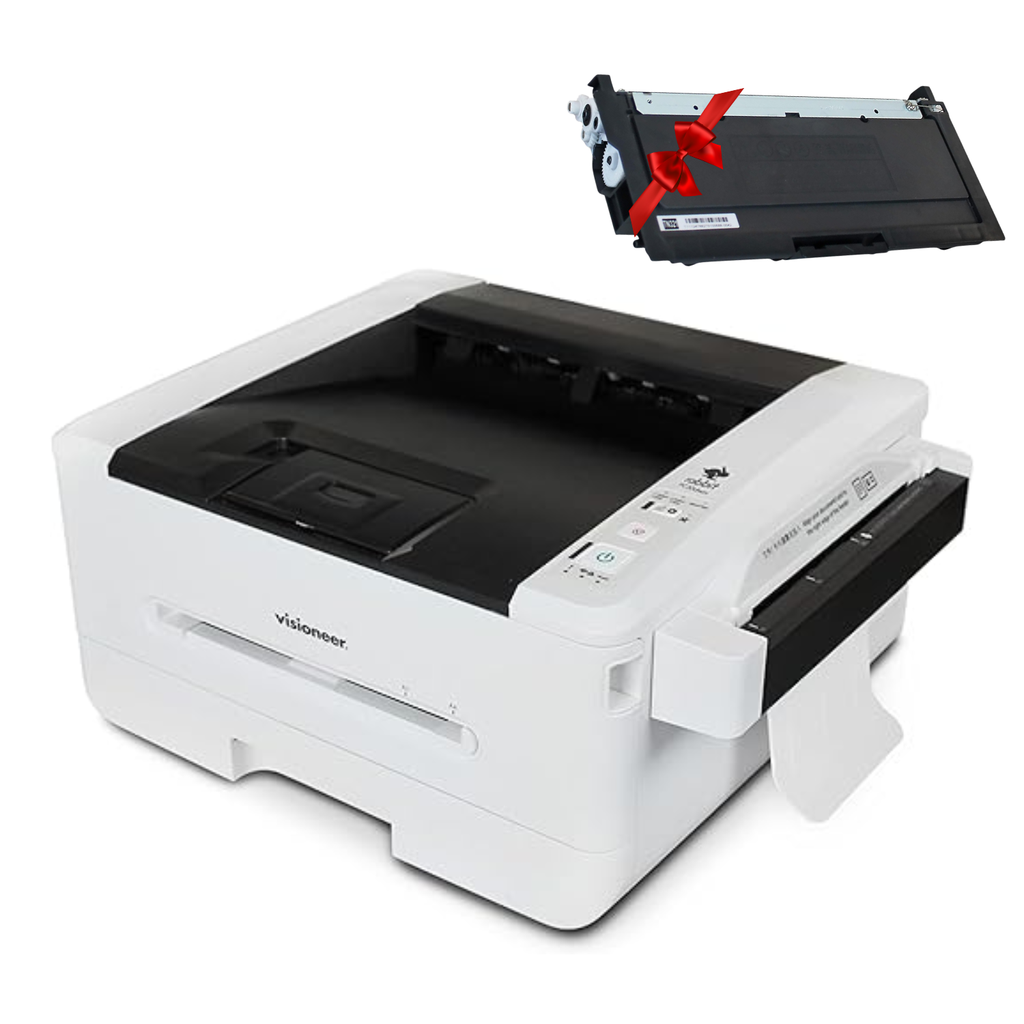 Visioneer Rabbit PC30dwn Impresora láser/copiadora láser, impresora USB de oficina y copiadora para PC y Mac, 30 PPM, alimentador automático de documentos de 250 páginas (ADF)