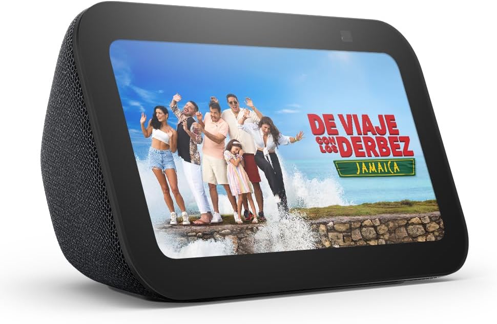 Amazon Echo Show 5 (3.ª generación, modelo de 2023) | Pantalla inteligente con graves más profundos y sonido más claro | Negro | UPC: 840080505848