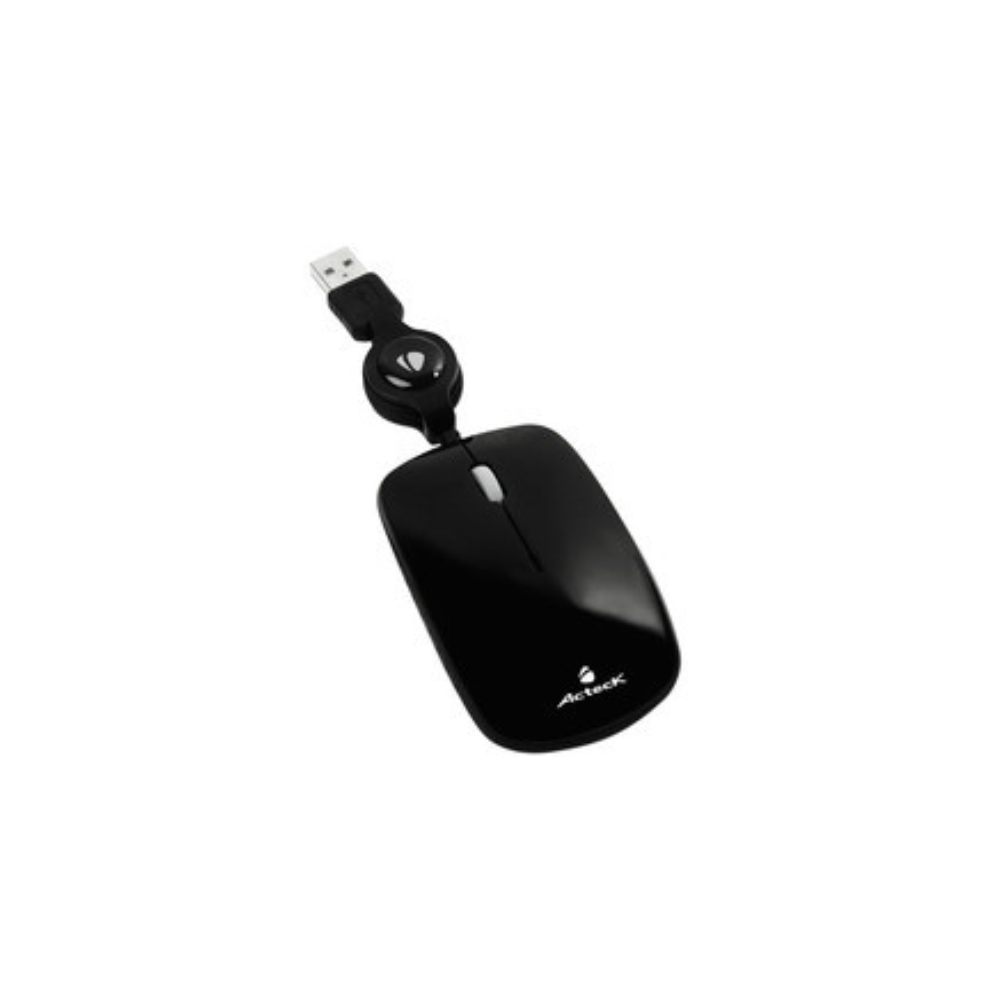 Mouse Acteck Optico MOSR-001, Alámbrico, Negro