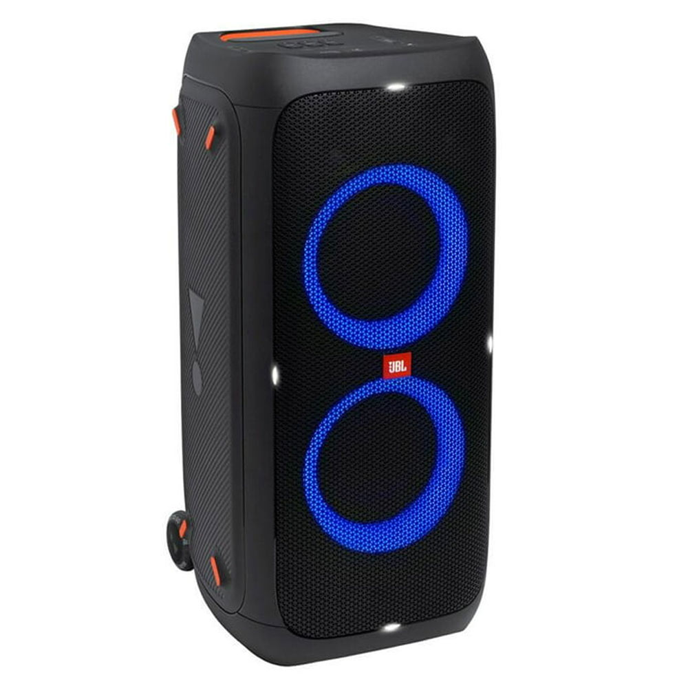 Bocina JBL PartyBox 310 con Bluetooth – 240W de Potencia, Luces LED, Batería Recargable, Ruedas Integradas y Sonido JBL Pro para Fiestas