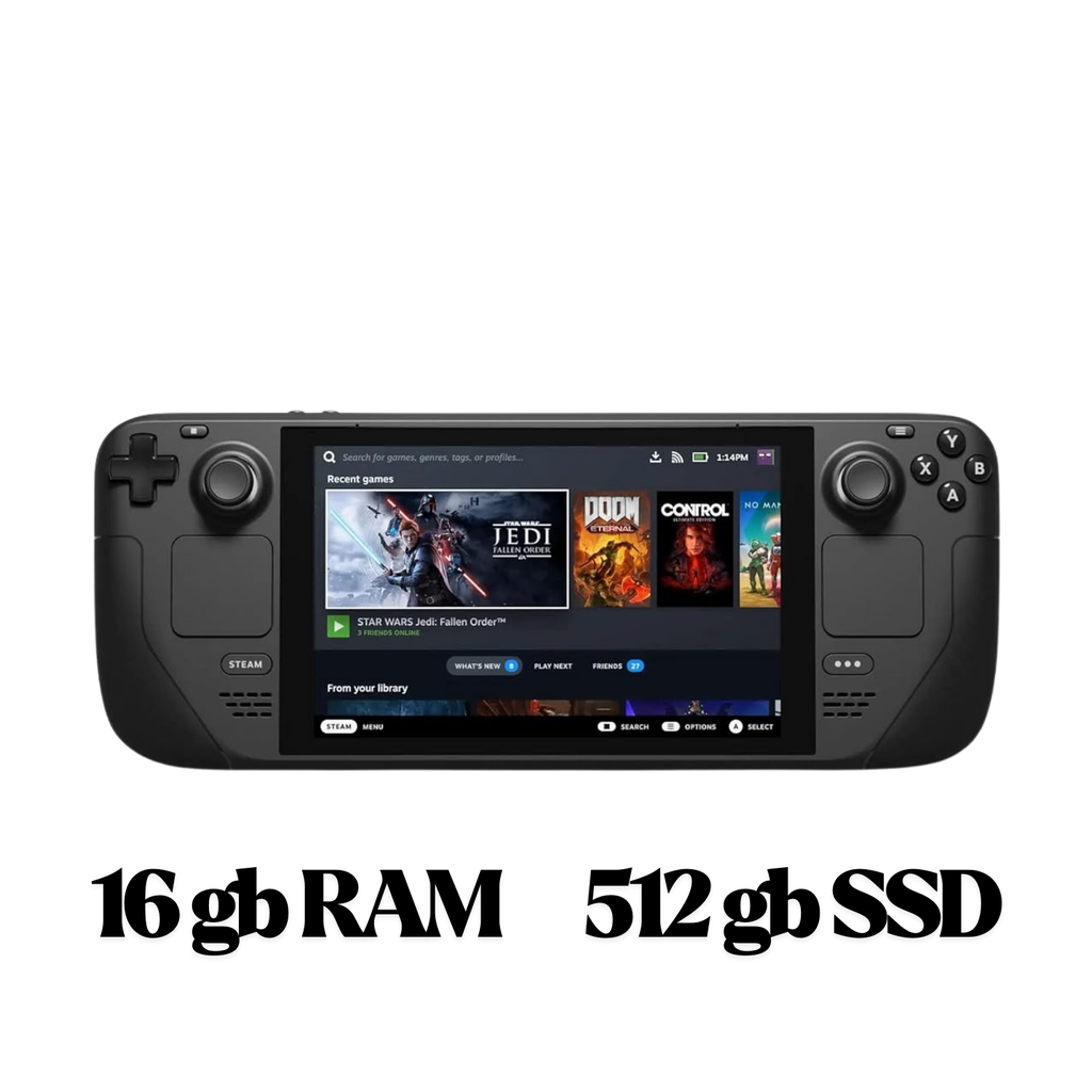 Valve Steam Deck OLED 512GB – Consola Portátil Gaming de Alto Rendimiento con Pantalla HDR