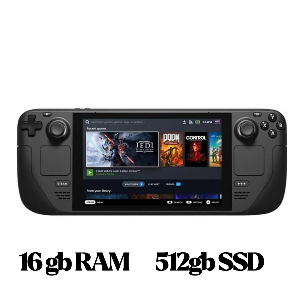 Valve Steam Deck OLED 512GB – Consola Portátil Gaming de Alto Rendimiento con Pantalla HDR